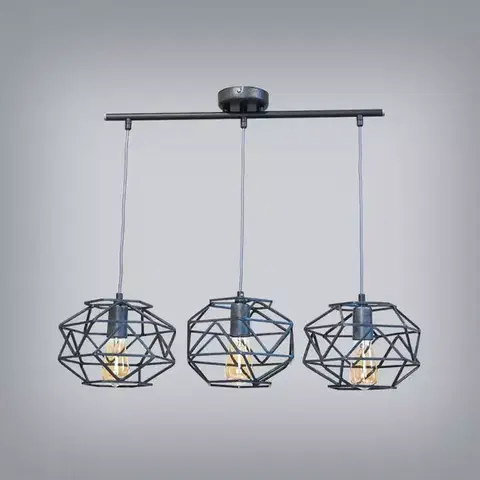 Moderné lampy do obývačky Lampa Cage 2701/Z-B-3 LW3