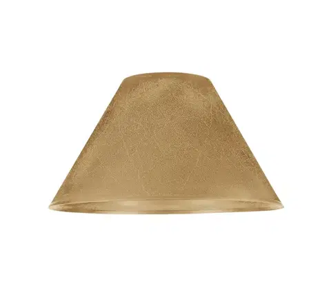 Predlžovacie káble  Náhradné tienidlo k stolnej lampe E14 21x11 cm zlatá 5907687449946
