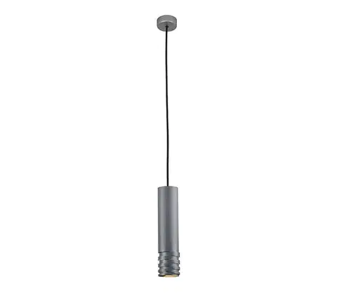 Svietidlá  111053 - Luster na lanku DRILL 1xGU10/4W/230V šedá 111053