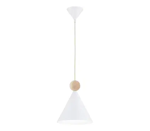 Svietidlá Argon 8629 - Luster na lanku KEGEL 1xE27/15W/230V biela 8629