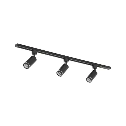 Moderné lampy do obývačky Luster TRACER SET BLACK JET 160