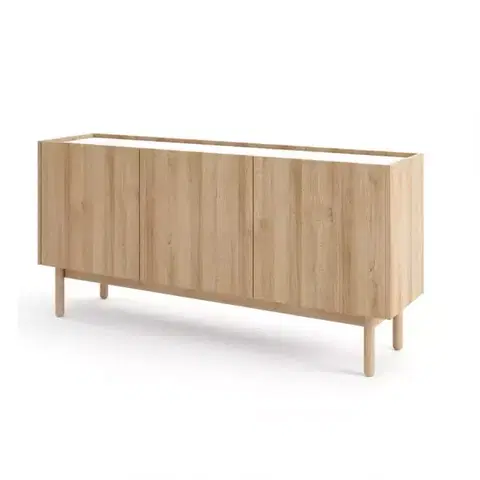 Komody do spálne Komoda Boho K144/68 rivera/mramor bianco