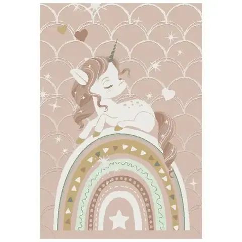 Moderné koberce Koberec Bond Kids 1,4/2,0 40536 255 Pink