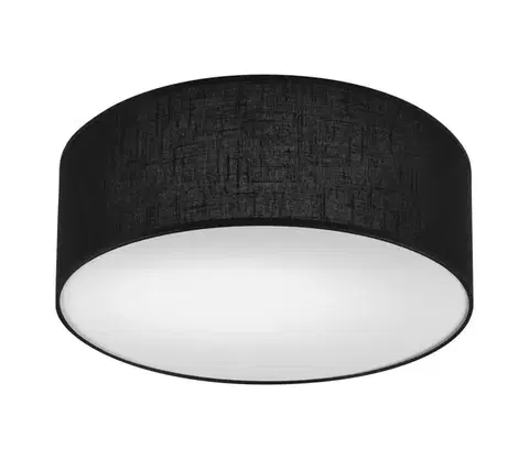 Svietidlá  Stropné svietidlo SIRJA 1xE27/60W/230V pr. 35 cm čierna LM-1.183/CZARNY