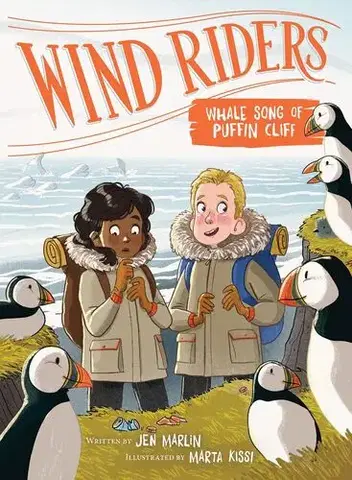 Dobrodružstvo, napätie, western Wind Riders #4: Whale Song of Puffin Cliff - Jen Marlin