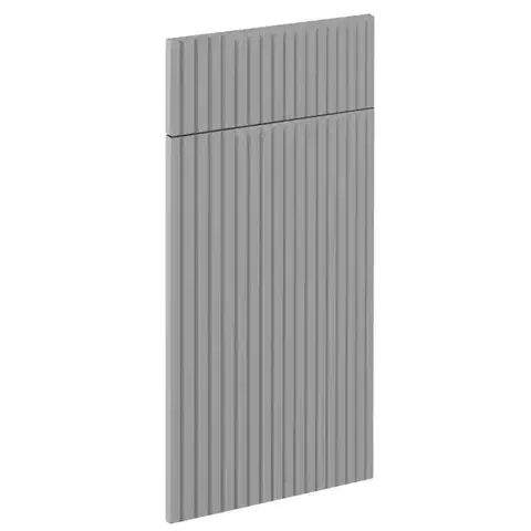 Kuchynské skrinky Čelo skrinky Luxeo F14-D40S1-AX ryfla grey