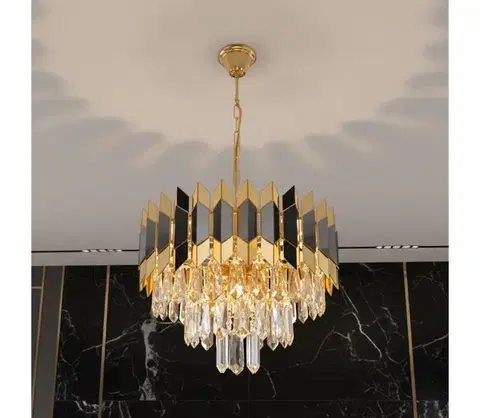 Svietidlá BRILAGI - Luster na reťazi CRISTAL 5xE14/40W/230V pr. 38 cm BG72417