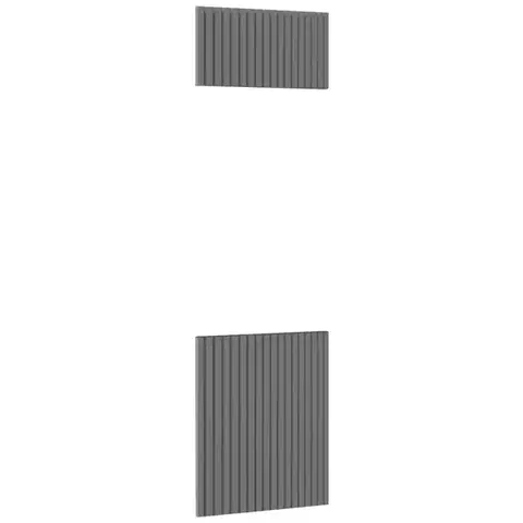 Kuchynské skrinky Čelo skrinky Luxeo F14-D60PM ryfla dark grey