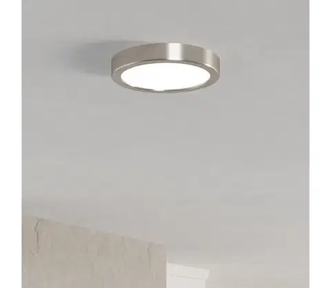 Svietidlá Eglo 901315-LED Stropné svietidlo FUEVA LED/7,5W/230V 2700/4000/6500K priemer 16,6 cm chróm 901315