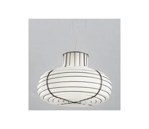 Svietidlá SIRU - Luster na lanku CHAPEAU 2xE14/40W/230V chróm/biela benátske sklo MS433-025BLL