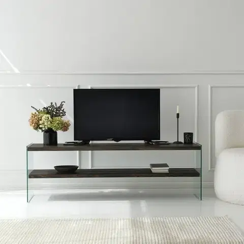 TV stolíky TV stolík Aqua TV - Anthracite
