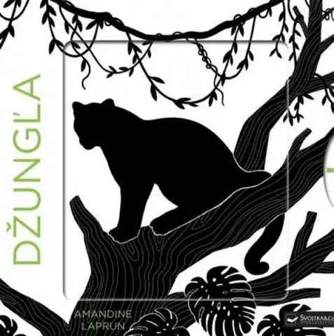 Leporelá, krabičky, puzzle knihy Krásne farby: Džungľa - Amandine Laprun