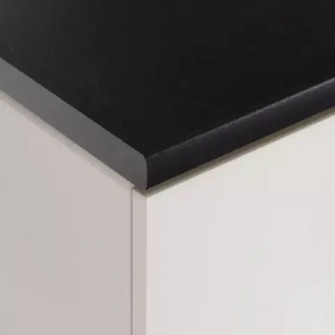 Laminátové kuchynské dosky Pracovná doska čierna vulkanická 60 cm hrúbka 38 mm