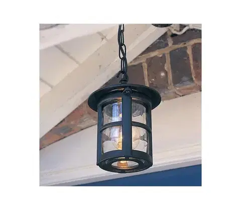 Svietidlá Elstead BL21B-BLACK - Vonkajší luster HEREFORD 1xE27/100W/230V IP43 BL21B-BLACK