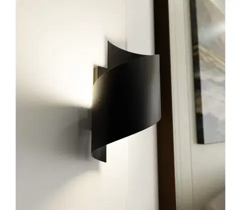 Svietidlá EMIBIG Nástenné svietidlo SPINER 1xG9/8W/230V čierna 920/2