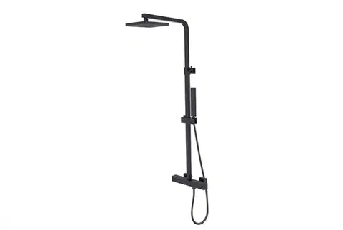 Sprchy a sprchové panely BESCO - Termostatický nástenný set MODERN / variujú čierna BABPMVTCZ
