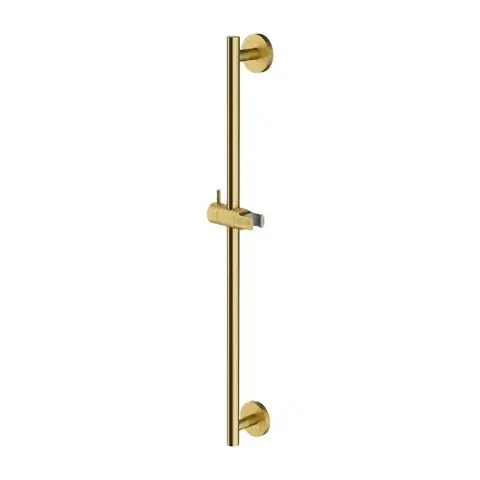 Sprchy a sprchové panely OMNIRES - Sprchová tyč s posuvným držiakom, 66 cm, brúsené zlato DR12GLB