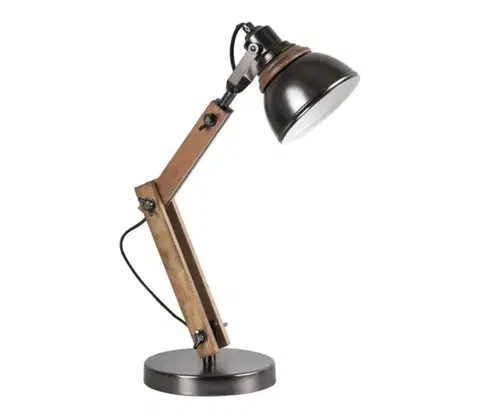 Lampy Rabalux 4199 - Stolná lampa AKSEL 1xE14/15W/230V čierna