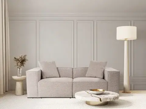 Pohovky a gauče Dvojmiestna pohovka Lora 2 Seater - Mocha