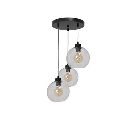 Svietidlá  Luster na lanku SOFIA 3xE27/60W/230V číra MLP6582