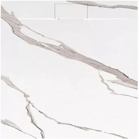 Sprchové vaničky Vanička štvorcová Bazalt 90x90x2,5 Rea K7002