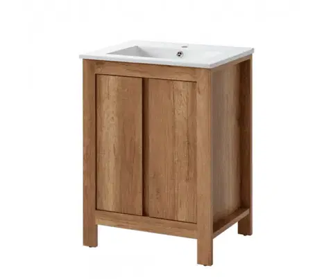 Skrinky do kúpeľne ArtCom Skrinka pod umývadlo CLASSIC Oak 820 | 60 cm