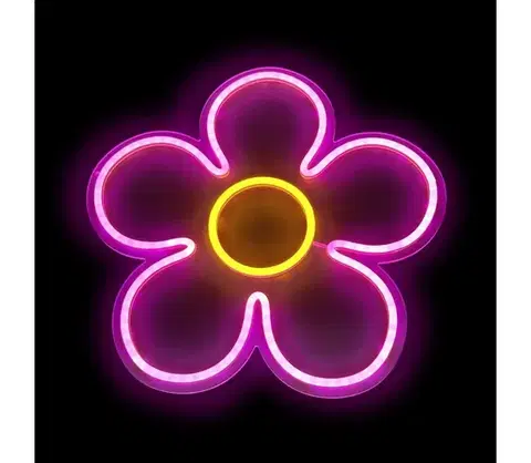 Svietidlá 2Kids Toys - LED neónová nástenná dekorácia LED/5W/USB kvet 2D98104