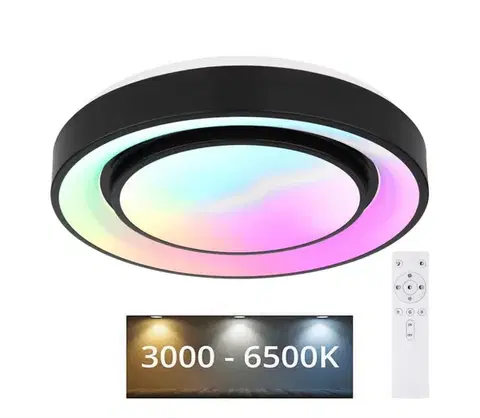 Svietidlá Globo 41368-24 - LED RGB Stmievateľné stropné svietidlo SULLY LED/24W/230V + DO 41368-24