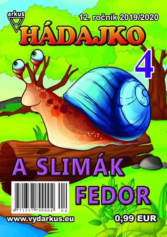 Pre deti a mládež - ostatné Hádajko 4 2020 a slimák Fedor