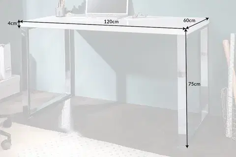 Pracovné stoly Písací stôl ASTERIOS Dekorhome