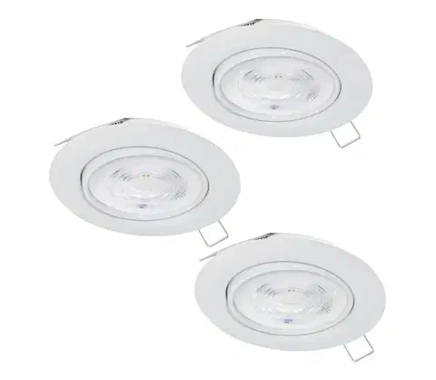 Svietidlá Eglo 901756 - SADA 3x LED Podhľadové svietidlo FAVAZZINA 1xGU10/4W/230V biela 901756