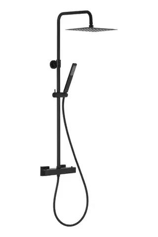 Kúpeľňové batérie KFA KFA - LOGON PREMIUM termostatický sprchový set, čierna 5746-920-81