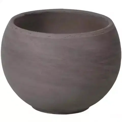 Záhrada Kvetináč Luna Koule  impregnovaný čadičový melír d37x28 cm
