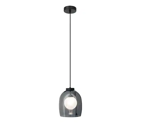 Svietidlá Zam 22051 - Luster na lanku 1xG9/5W/230V priemer 18 cm čierny 22051