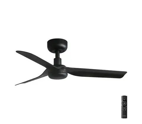 Ventilátory FARO Barcelona FARO 33822 - Stropný látor MINI PUNT S čierna pr. 90 cm + diaľkové ovládanie 33822
