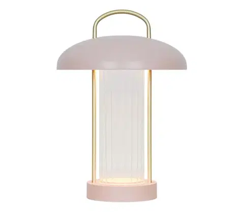Lampy Nordlux - stmievateľná nabíjacia dotyková stolná lampa MIRANO LED/3W/3,7V ružová 2512505057