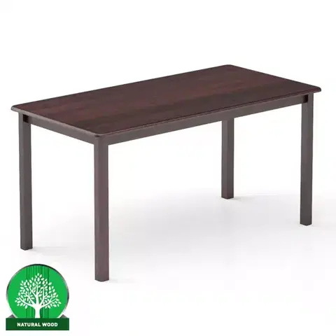 Borovicové stoly Stôl borovica ST104-150x75x75 orech