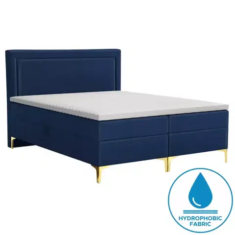 Dvojlôžkové postele Posteľ Tempe Box Spring 160x200 Monolith 77