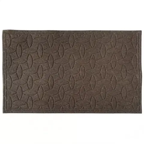 Koberce Rohožka  textile 45x70 hnedý prúžok