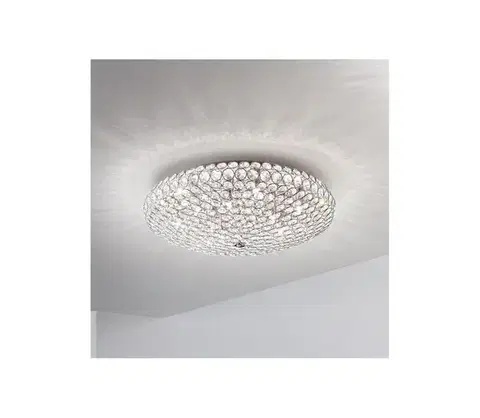 Svietidlá Ideal Lux - LED Krištáľové stropné svietidlo KING 5xG9/3W/230V pr. 38 cm chróm 075419
