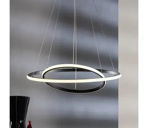 Svietidlá ONLI - LED luster na lankách NOELIA LED/30W/230V čierna 5102/S2N