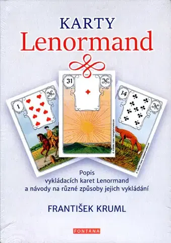 Veštenie, tarot, vykladacie karty Karty Lenormand - František Kruml