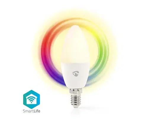 LED osvetlenie  WIFILRC10E14 - LED RGB Stmievateľná žiarovka E14/4,9W/230V Wi-Fi 2700-6500K WIFILRC10E14