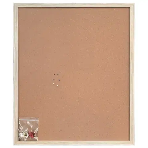 Vybavenie a dekorácie bytu Korková tabuľa 120x150x4cm 20B6625RM07