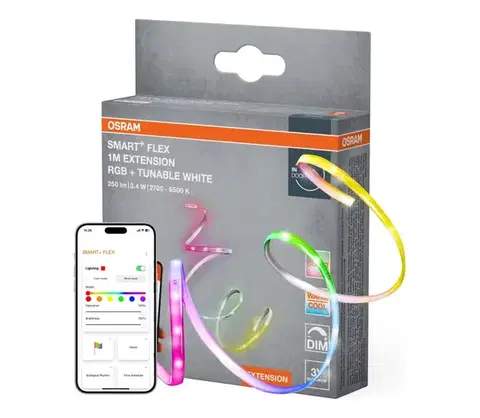 LED osvětlení Osram - Rozširujúca sada SMART+ FLEX stmievateľného LED pásu RGB+TW 1m LED/3,4W/24V 4099854475191