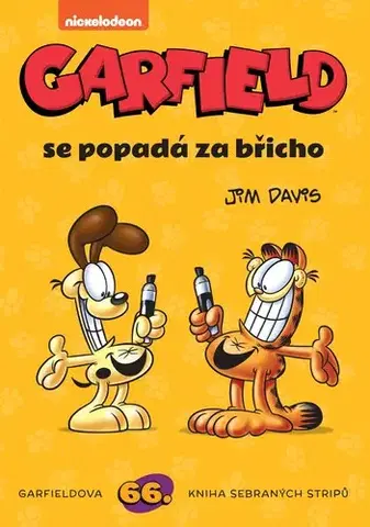 Komiksy Garfield 66: Garfield se popadá za břicho - Jim Davis,Filip Škába