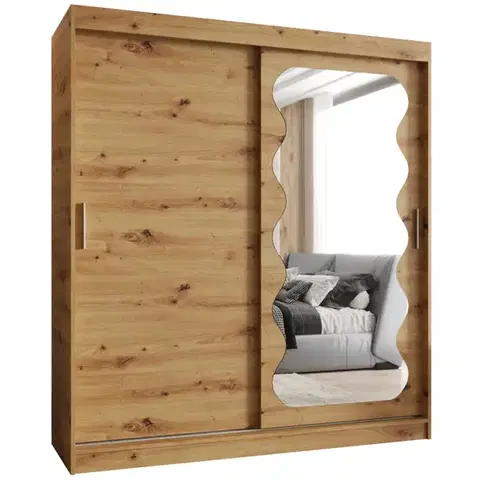 Šatníkové skrine Skriňa Spoti 180 artisan