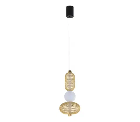 Svietidlá Eglo 300477 - stmievateľný LED luster na lane CEGLIE LED/12W/230V 2200-6500K zlatá +DO 300477