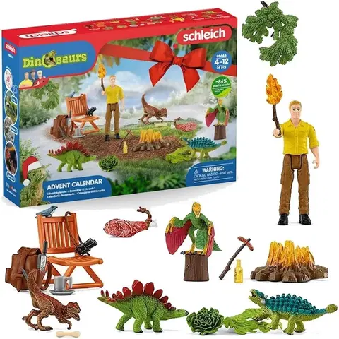 Drevené hračky Schleich 98644 Adventný kalendár Dinosaury