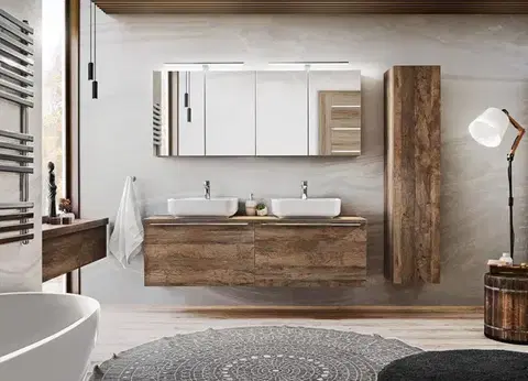 Kúpeľňový nábytok COMAD - Doska 160cm,SANTA FE OAK 5907611652510